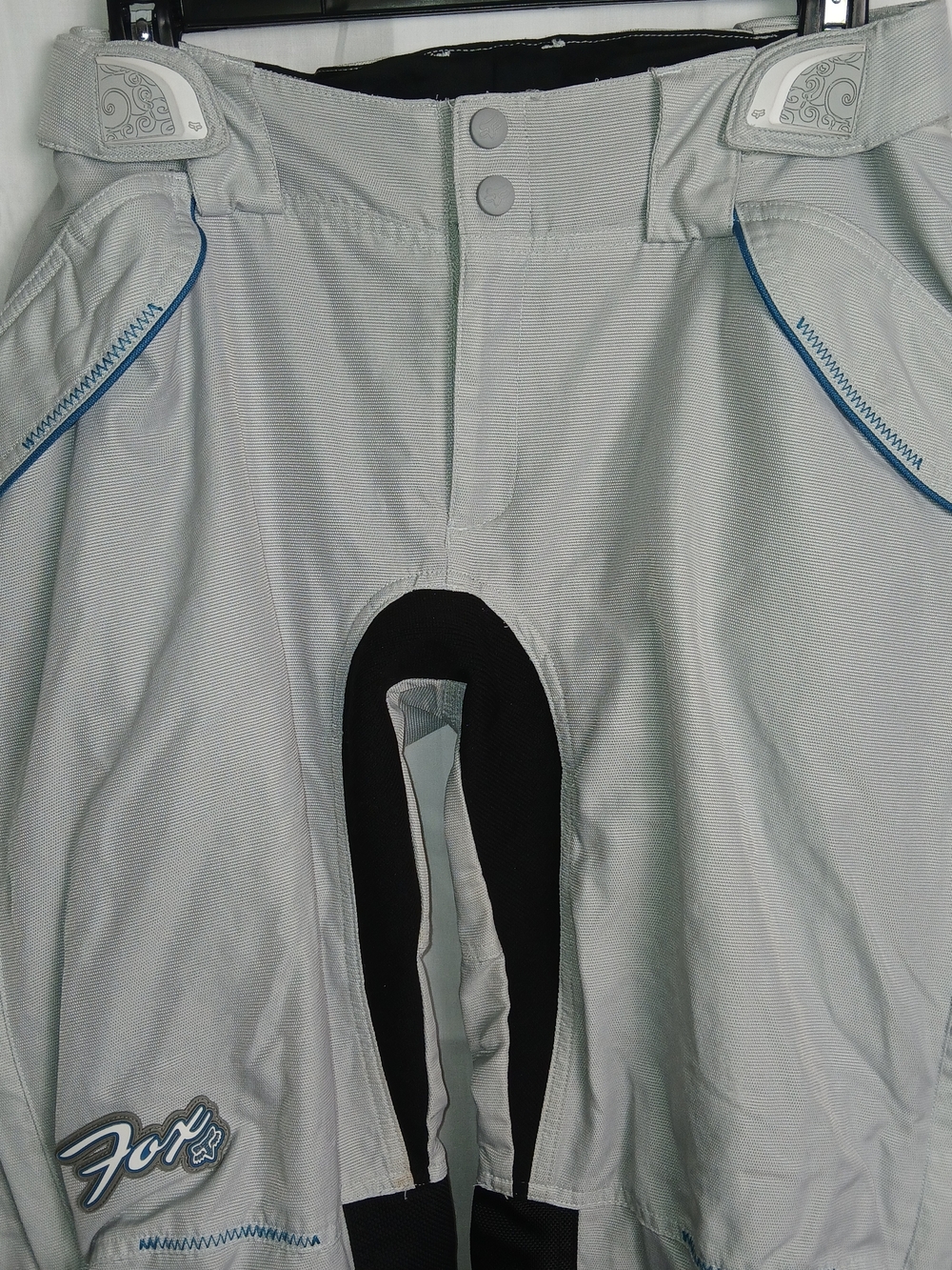 Fox Racing Dakota Pants for Women - Light Gray - Size 7/8 - Picture 2 of 7